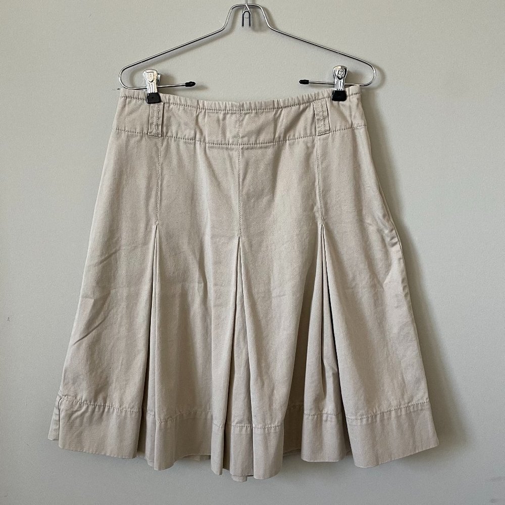DKNY Tan A-line Skirt